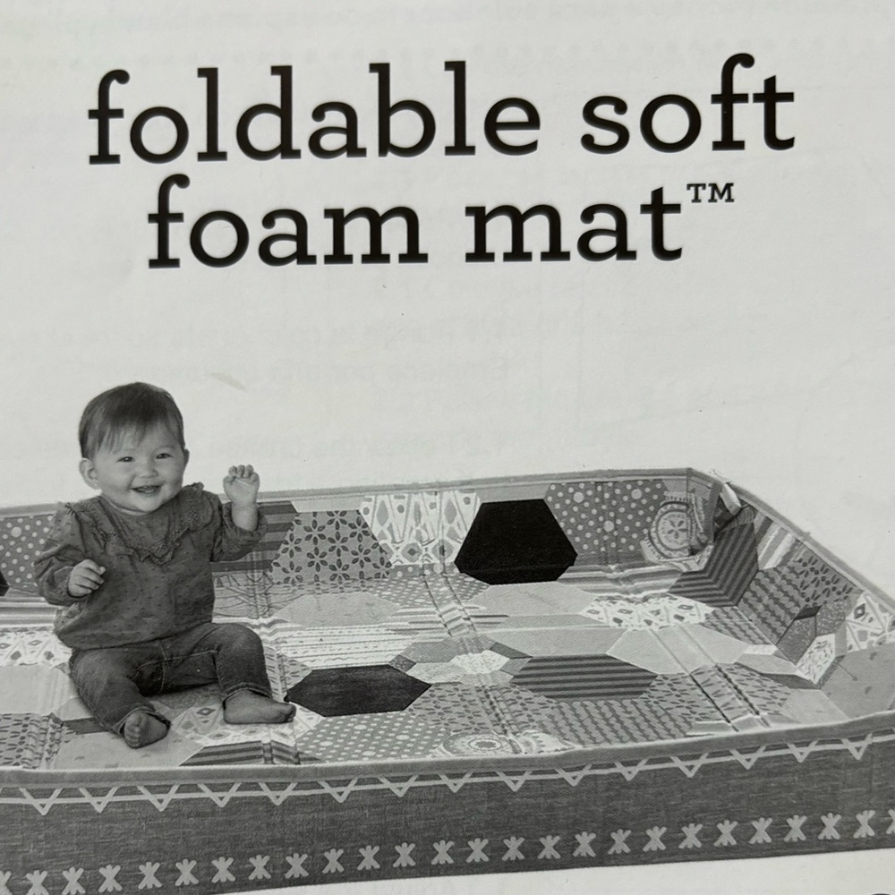 Baby / toddler play soft mat. Gray / multi color - Picture 10 of 10